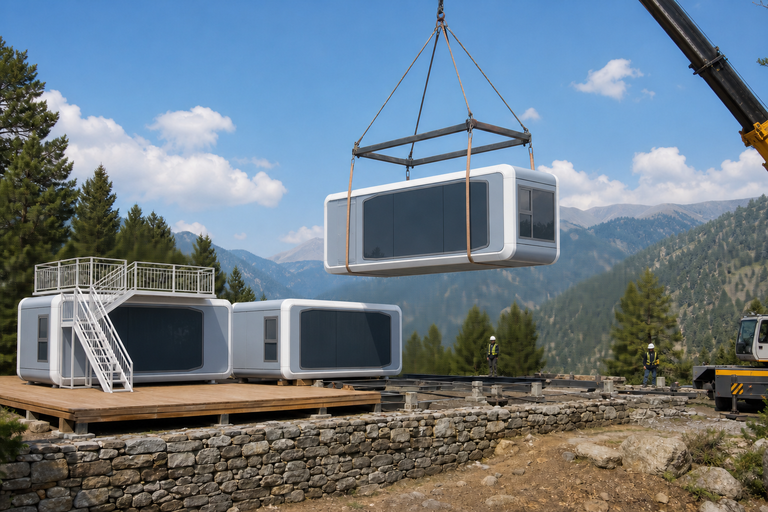 Modular Capsule Mountain Trail Basecamp gallery 2